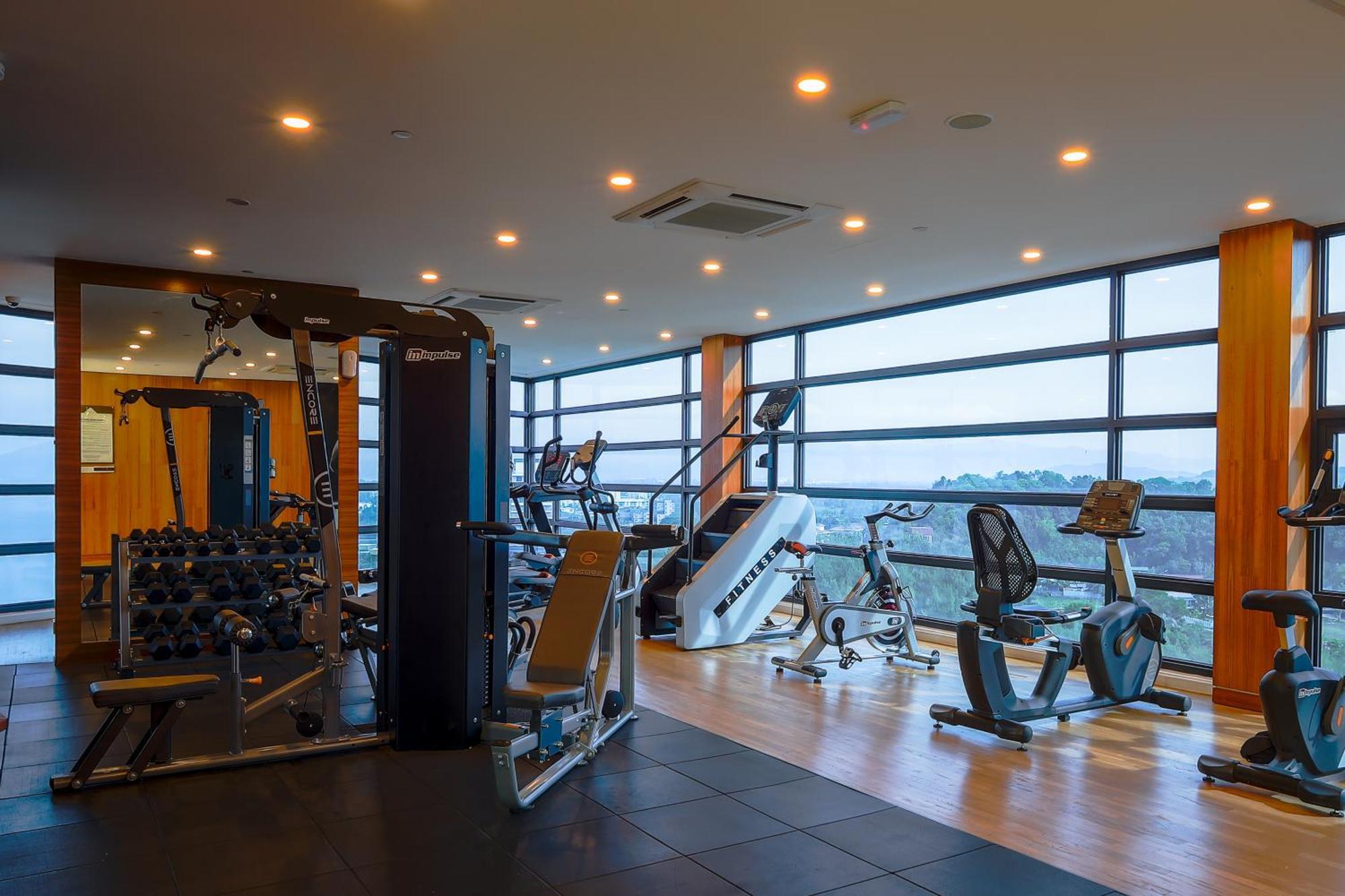 The Riyaz Lavanya Langkawi Pantai Cenang  Exteriör bild The gym at the hotel